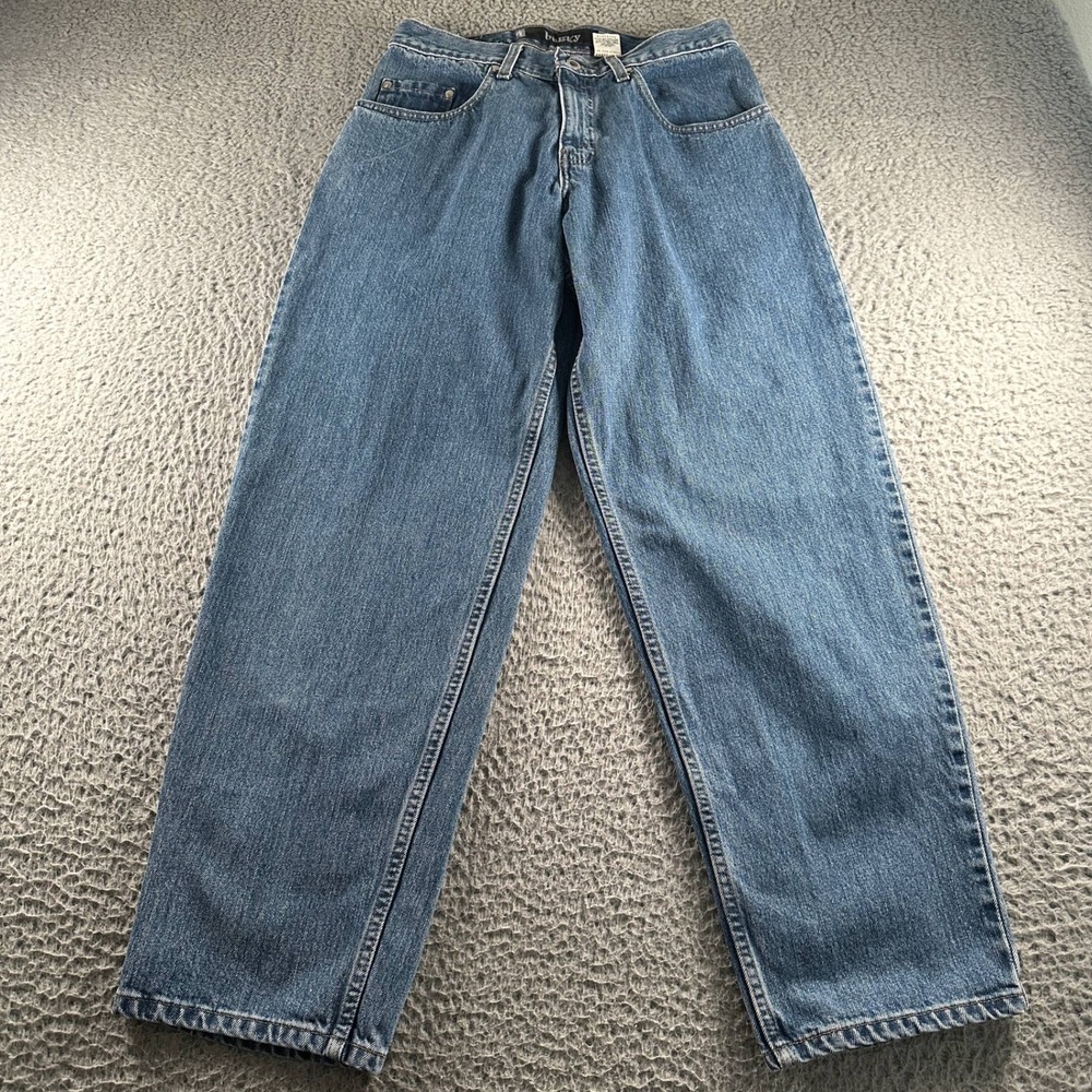 Vtg Silvertab Jeans Mens 30x30 Baggy Relaxed Loose Blue 2000 Y2K Skater Grunge